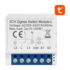 ZigBee Avatto LZWSM16-W2 Inteligentno stikalo za vtičnice TUYA brez nevtralnih elementov