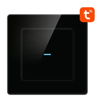 Stikalo na dotik WiFi Avatto N-TS10-B1 Single TUYA (črno)