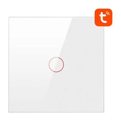 Stikalo na dotik ZigBee Avatto LZTS02-EU-W1 Enotno brez nevtralnega elementa TUYA (belo)