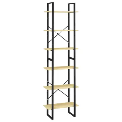 vidaXL Regal s policami 60x30x210 cm trdna borovina