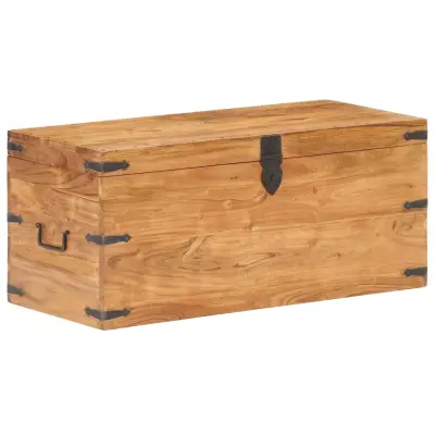 vidaXL Skrinja 90x40x40 cm trden akacijev les