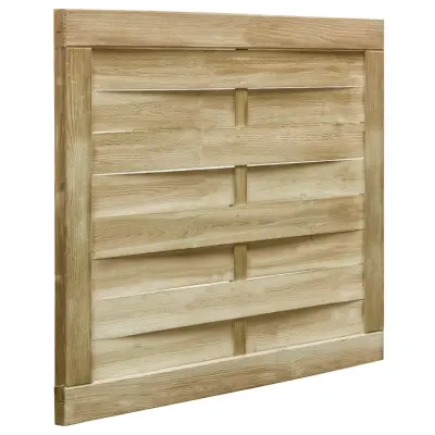 vidaXL Vrtna vrata impregnirana borovina 100x75 cm zelena
