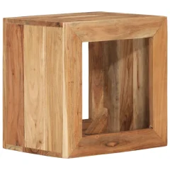 vidaXL Stolček 40x30x40 cm trden akacijev les