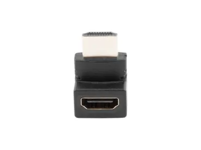 Adaptador Lanberg HDMI (M) in HDMI (H) Angulo Arriba Negro