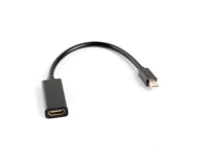 Adatador Lanberg Minidisplayport macho/hdmi hembra 20cm črnec