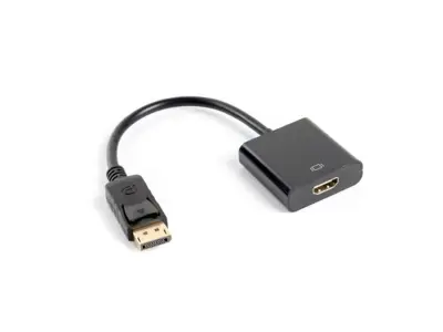 Lanberg adapter Displayport macho/hdmi ženska 10 cm