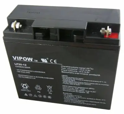 Gel baterija VIPOW 12V 20Ah