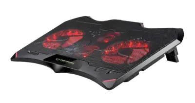 Podstavek za prenosnik ESPERANZA BURAN 17", 2xUSB, 4 ventilatorji