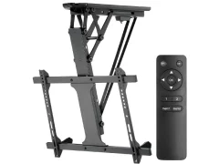 Univerzalni stropni motoriziran TV nosilec MacLean 37-70", 35kg, 600x400, črna barva