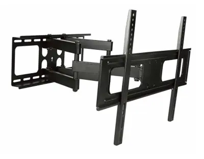 Univerzalni LED TV nosilec CABLETECH 37-80", 60kg, 600x400, črna barva