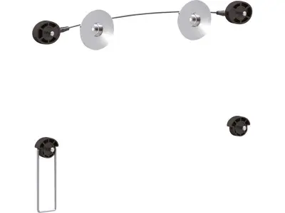 Nosilec ULTRA-SLIM CABLETECH za LED TV 23-37" 50kg / 14,5mm