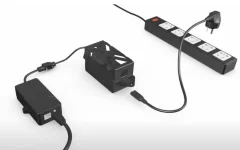 Univerzalni motoriziran LED TV nosilec MC-866 37-65", 50kg, 600x400, črna barva