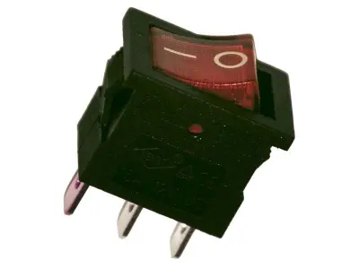 STIKALO 0-1 220V/3A rdeče