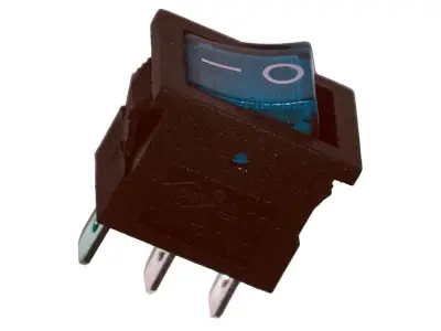 STIKALO 0-1 220V/3A modro