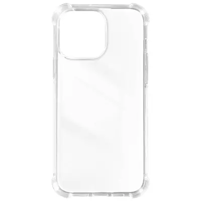 Prozorna mehka torbica za iPhone 15 Pro, odporna na udarce, serija Classic Bump