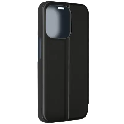 Ovitek Clear View za iPhone 15 Pro Max, serije Mirror Cover - crn