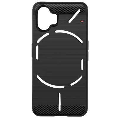 Mehka torbica Nothing Phone 2, Black Carbon Effect - Classic Carb