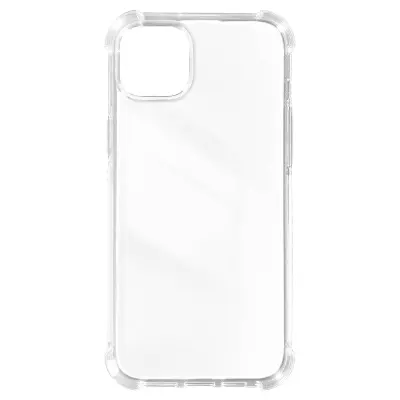 Mehak prozoren ovitek za iPhone 15 Plus, odporen proti udarcem, serija Classic Bump
