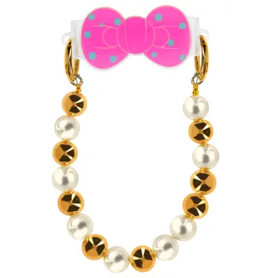 Biserna zapestnica za telefon, univerzalni dizajn metuljcka s sponkami