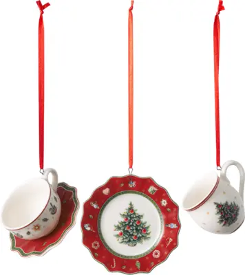 BOŽIČNI OKRASEK, SET 3 V&B