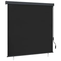 vidaXL Zunanje rolo senčilo 160x250 cm antracitno