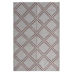 vidaXL Zunanja preproga ARAKIL Rjava 140x200 cm PP