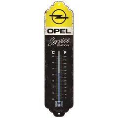 Termometer retro 28 x 7 cm 24h Le Mans - Racing Poster Blue