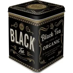 Retro škatlica za čaj Black Tea