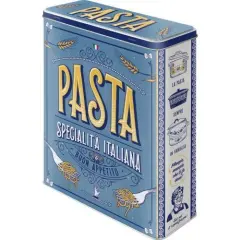 Retro škatlica - kovinska 8 x 26 x 19 cm Pasta