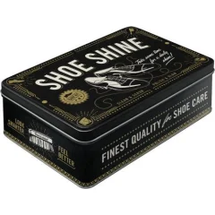 Retro škatlica - kovinska 16 x 7 x 23 cm Shoe Shine