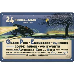 Retro tabla-kovinska 20 x 30 cm 24h Le Mans - First Race 1923