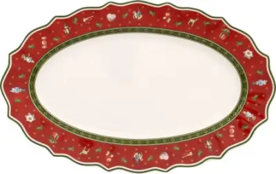 SERVIRNI KROŽNIK 38x23,5cm V&B