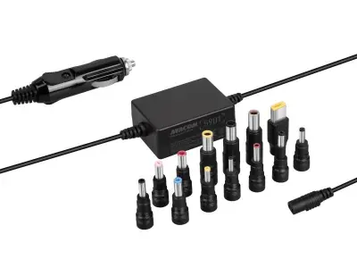 AVACOM QuickTIP-CAR 65W - univerzalni avtomobilski adapter za prenosnike + 13 konektorjev