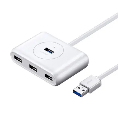 HUB 4v1 UGREEN USB 3.0 0,5m (bel)