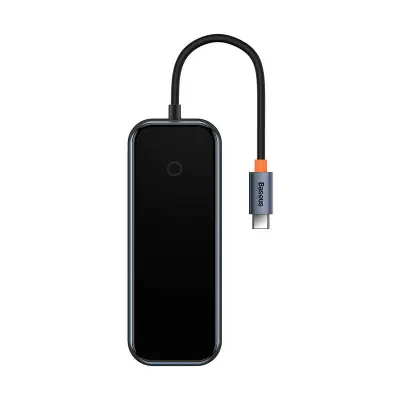 Adapter 4w1 Baseus Hub USB-C na 4xUSB 3.0 (temno siv)