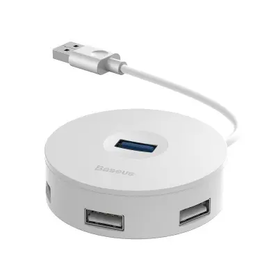 Baseus Hub 4v1 USB v USB 3.0 + 3x USB 2.0 15 cm (bel)