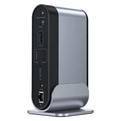Delovna postaja Baseus Multifunctional Type-C HUB Adapter (CN+UK+EU) Temno siva