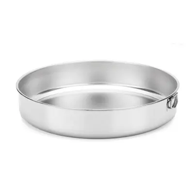 Pekač za torto 30cm / okrogel / inox