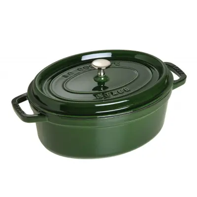 Kozica Cocotte Bazilika 4,2l / ovalna / emajl, lito železo