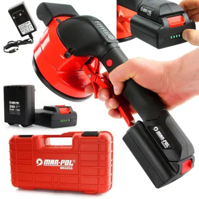 Akumulatorska vakumska vibracijska plošča za polaganje keramike 2x2Ah 16,8V