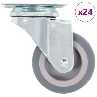 vidaXL Gibljiva kolesa 24 kosov 50 mm