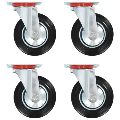 vidaXL Gibljiva kolesa 4 kosi 160 mm
