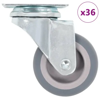 vidaXL Gibljiva kolesa 36 kosov 50 mm