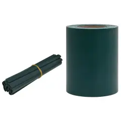 vidaXL Vrtno platno PVC 35x0,19 m mat zeleno