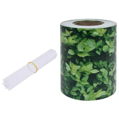 vidaXL Vrtno platno PVC 35x0,19 m zeleno