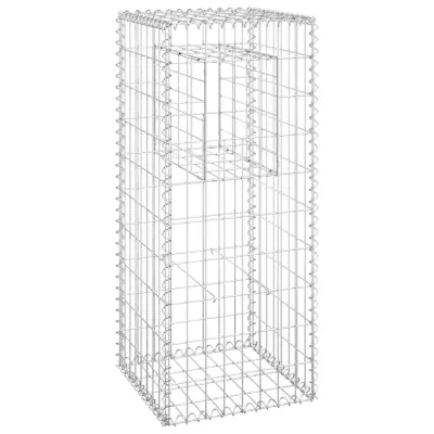vidaXL Gabionska košara steber 40x40x100 cm železo