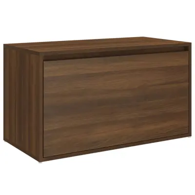 vidaXL Klop za hodnik 80x40x45 cm rjavi hrast konstruiran les