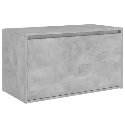 vidaXL Klop za hodnik 80x40x45 cm betonsko siva iverna plošča