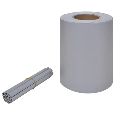 vidaXL Vrtno platno PVC 70x0,19 m svetlo sivo