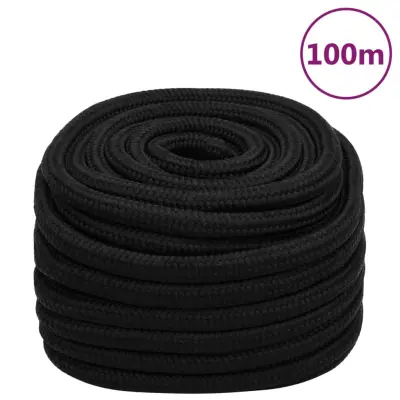 vidaXL Delovna vrv bela 20 mm 100 m poliester